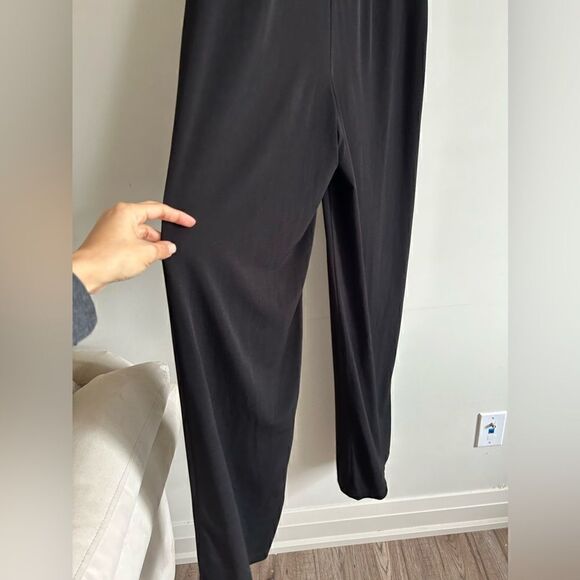 Michael Kors Black Flared Sleeveless Jumpsuit - Picture 7 of 10